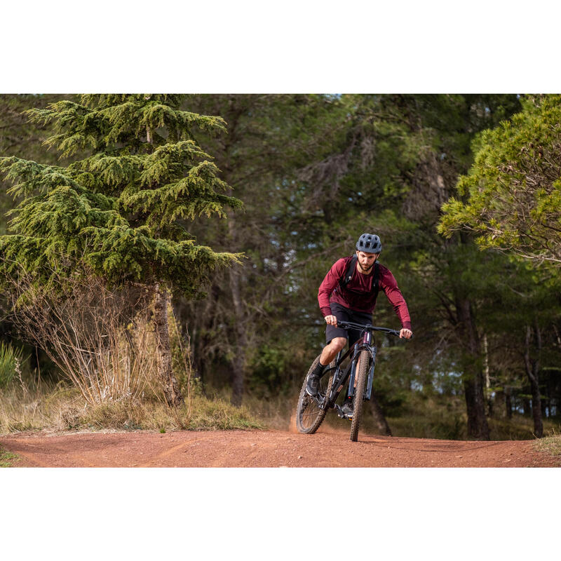 CALÇÕES CARGO DE CICLISMO BTT HOMEM AZUL