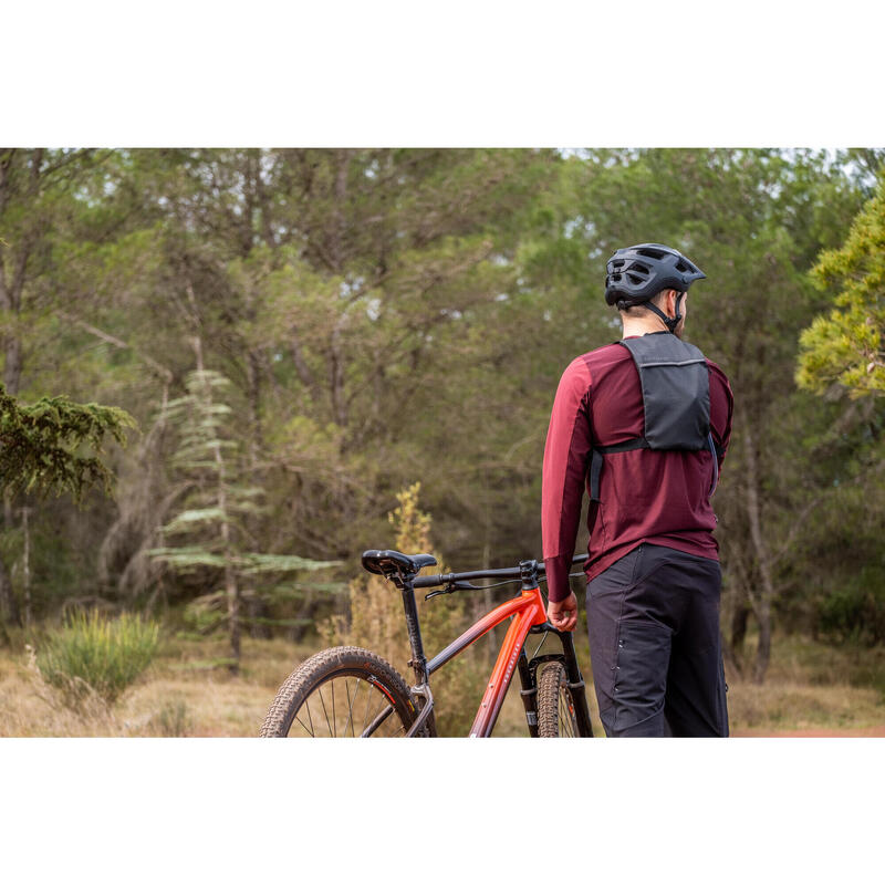 Culotte ciclismo corto MTB hombre Rockrider ST 500 Azul