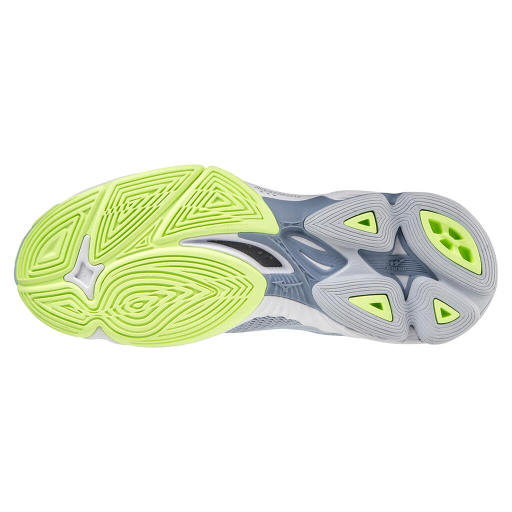 Damen Volleyball Hallenschuhe low - Mizuno Lightning Z7 grau