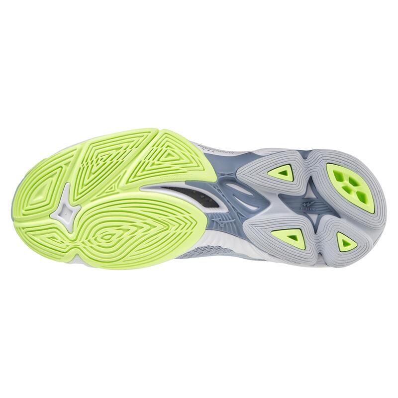Chaussures de Volley Femme Lightning Z7 Low - Gris/Citron Vert