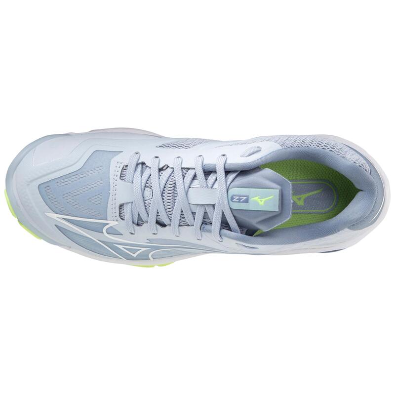 WOMEN'S VOLLEYBALL SHOES MIZUNO LIGHTNING Z7 LOW GREY - LIME