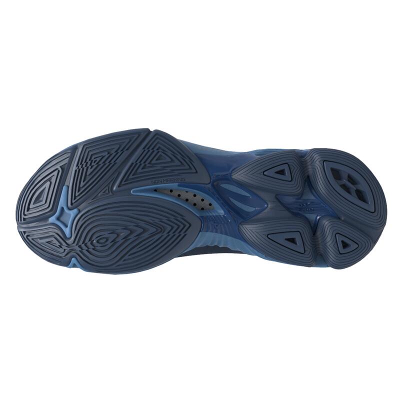 Chaussures de Volley Homme Lightning Z7 Low - Bleu Foncé/Blanc