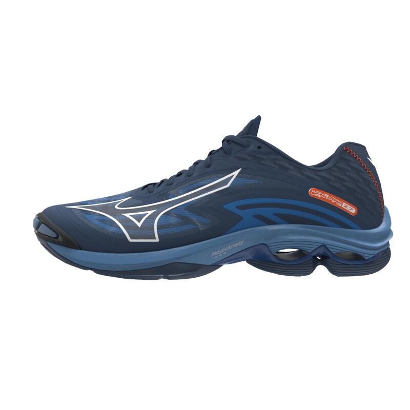Chaussures de Volley Homme Lightning Z7 Low - Bleu Foncé/Blanc