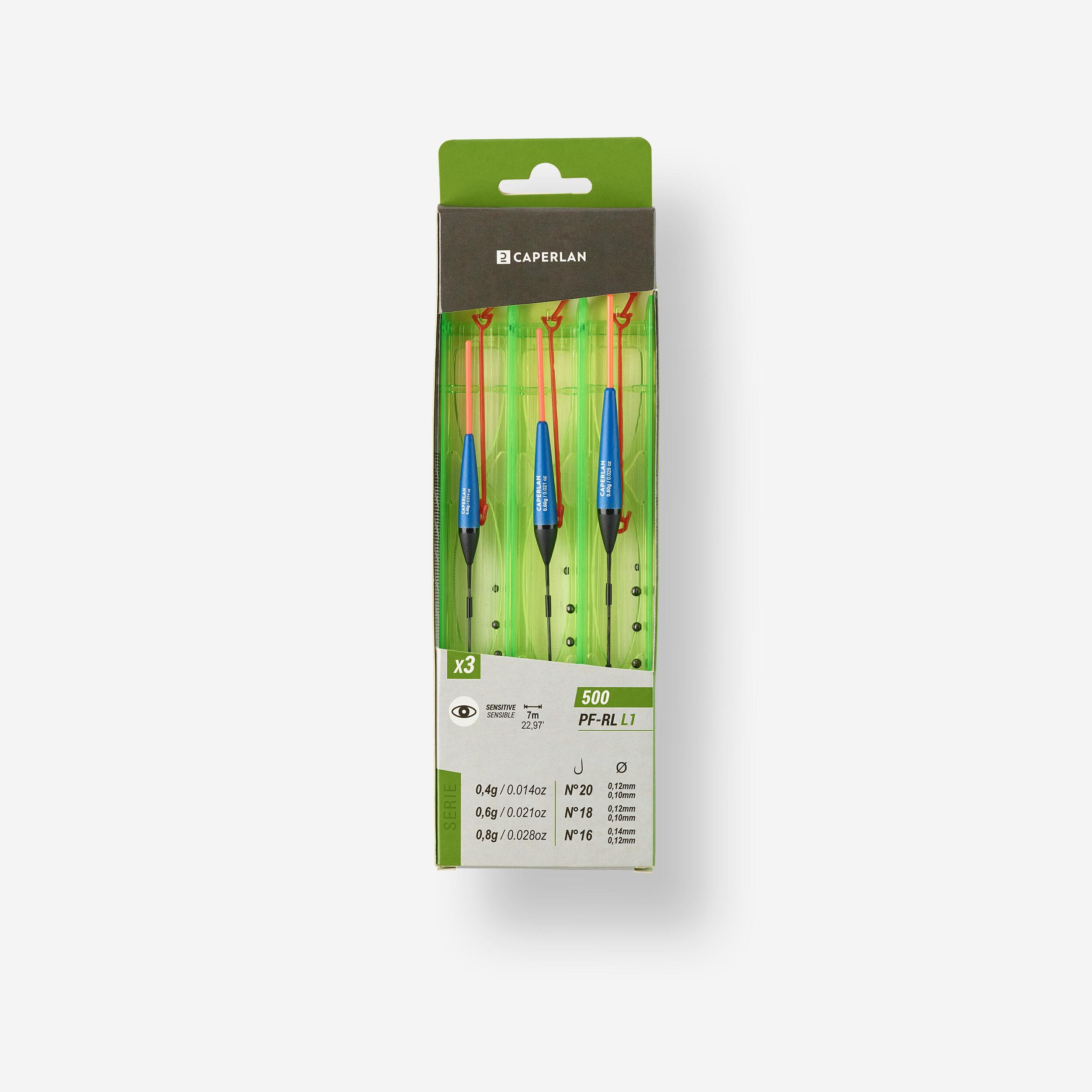 Caperlan - Lot De 3 Lignes Montees Pour La Peche Au Coup En Etang Rl500 L1 0,4g 0,6g 0,8g - Ligne Montée - Peche - - Taille Unique - Decathlon