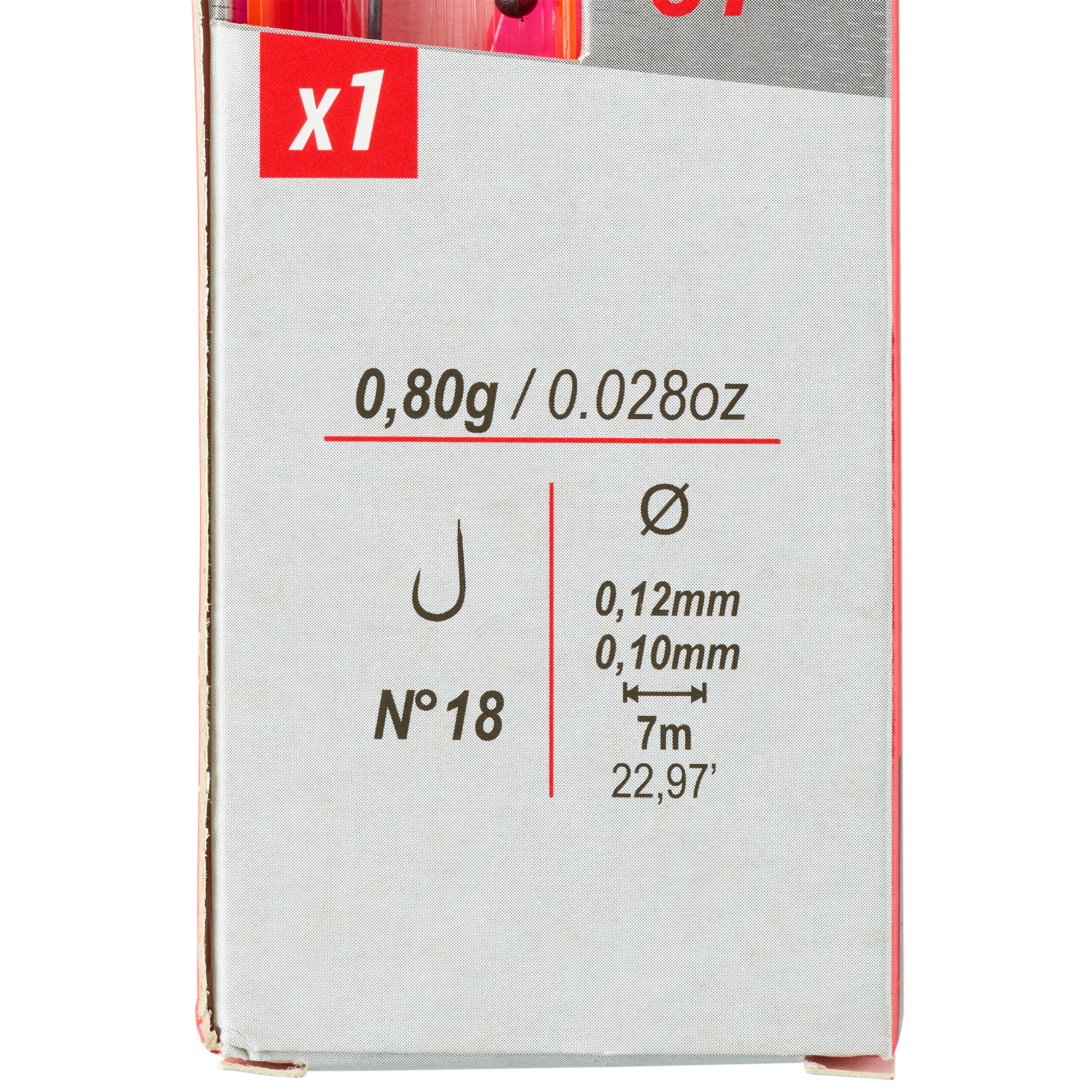VISTUIGJE VOOR KANAALVISSEN PF-RL500 C1 0,8 g 3/5