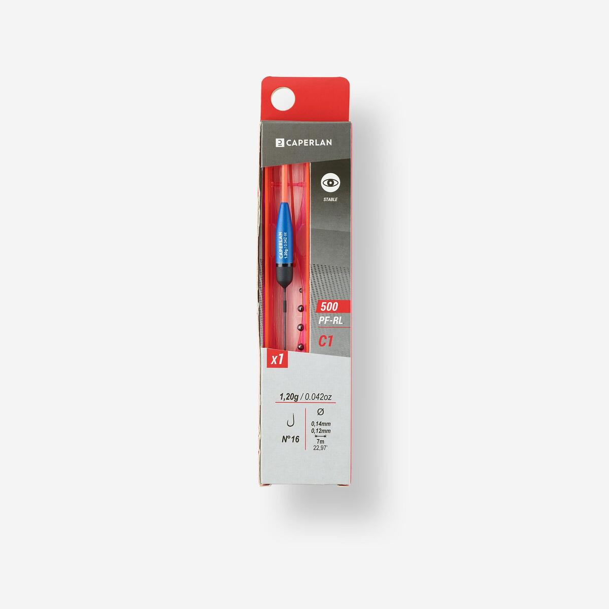 LIGNE MONTEE POUR LA PECHE AU COUP EN CANAL PF-RL500 C1 1,2g