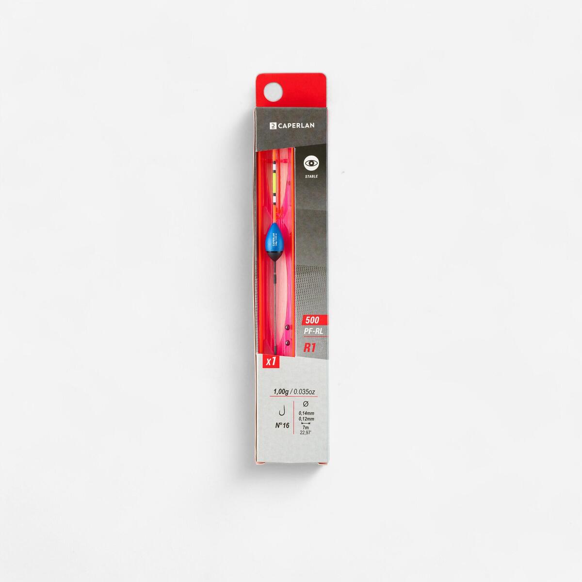 Ligne montee  pour la peche au coup en riviere pf-rl500 r1 1g