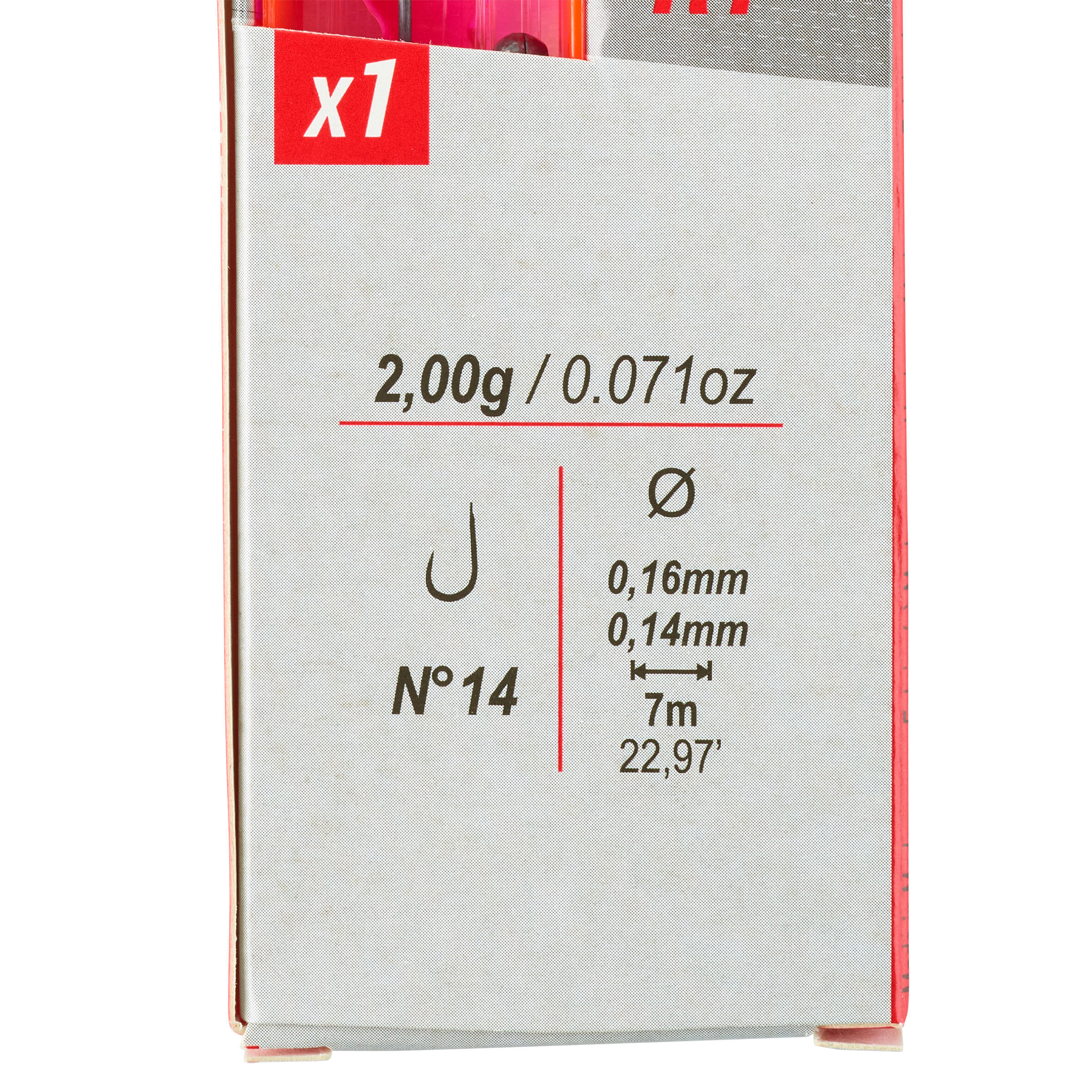 VISTUIGJE VOOR RIVIERVISSEN PF-RL500 R1 2 g 3/5