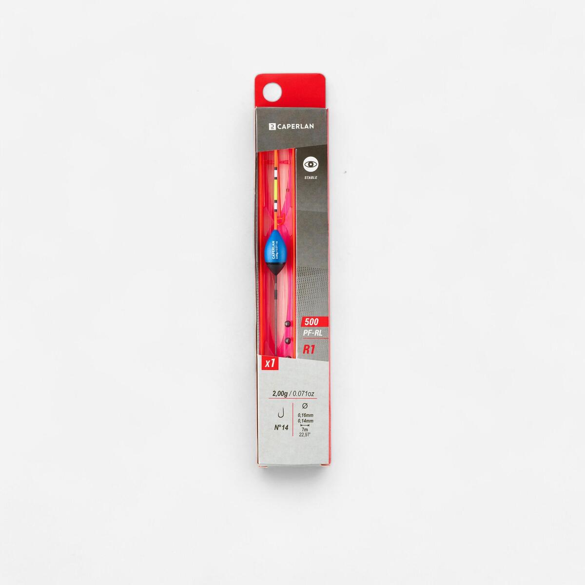 LIGNE MONTEE  POUR LA PECHE AU COUP EN RIVIERE PF-RL500 R1 2g