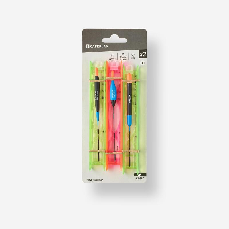 Kit 3 Líneas Montadas Pesca Coup Canales PF-RL100