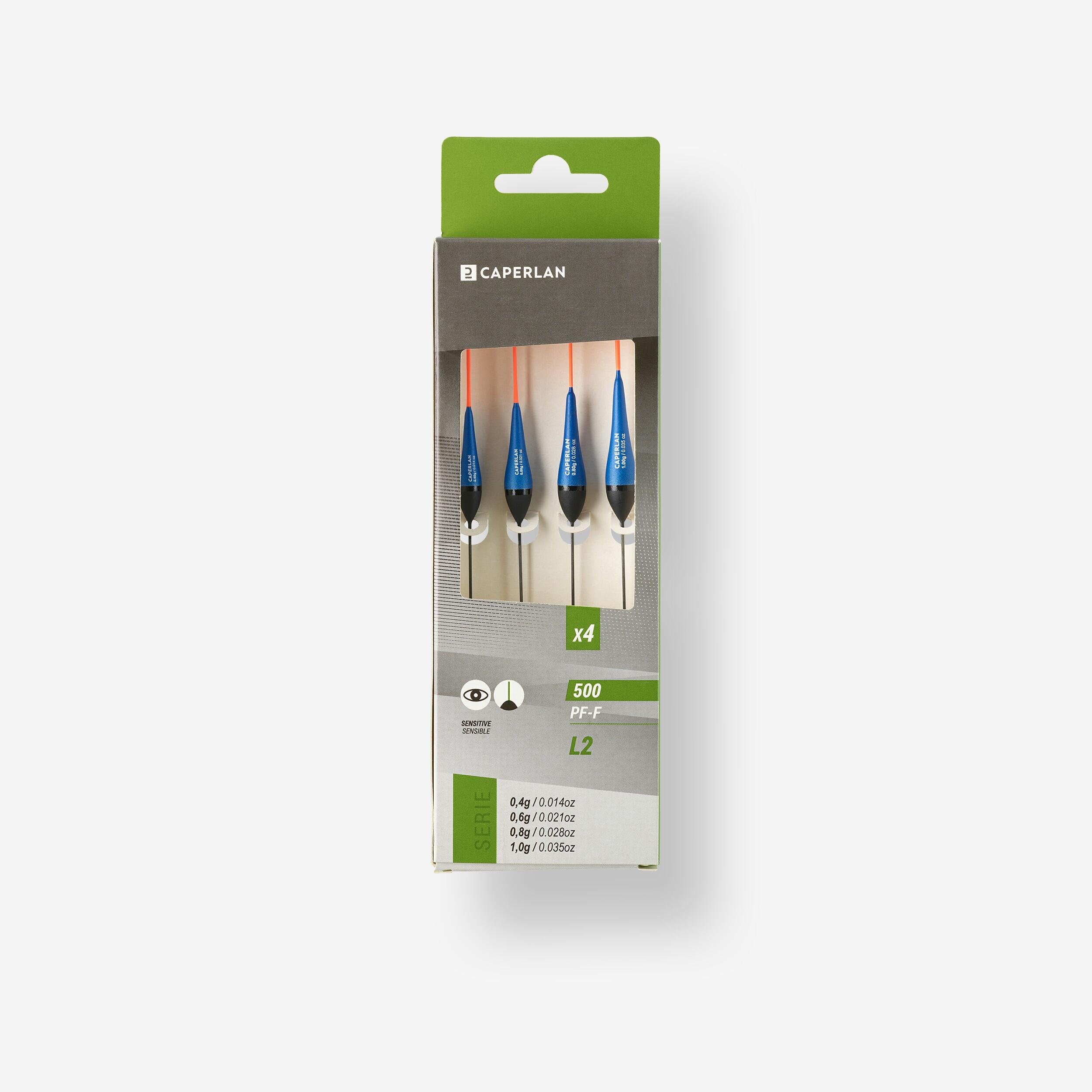 Boias para pesca direta em lagoas pf-f500 l2 0,4 g/0,6 g/0,8 g/1 g x4