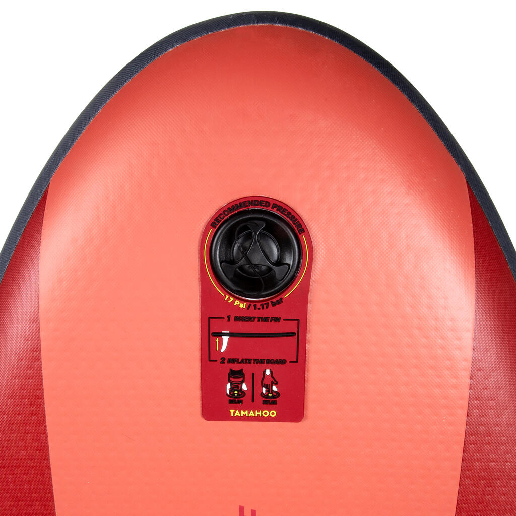 INFLATABLE WINDSURFING BOARD FREE RIDE 500 - RED