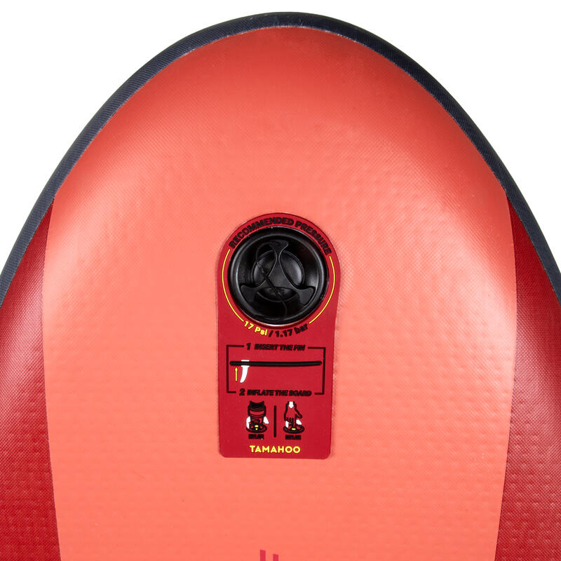Opblaasbaar windsurfboard Free Ride 500 rood