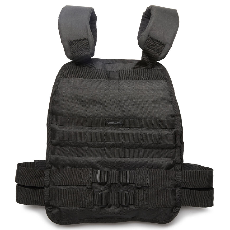 Adjustable vest with 6-10 kg weighting