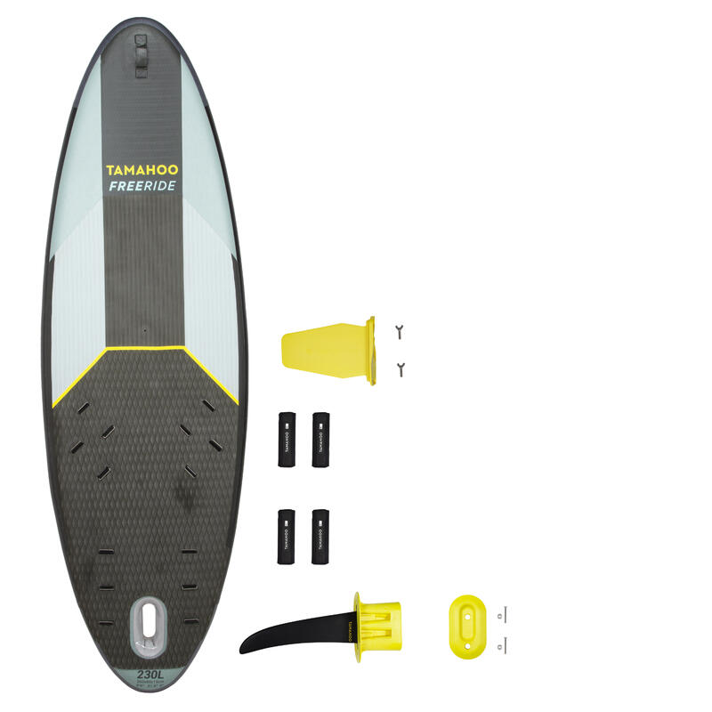 Opblaasbaar windsurfboard Freeride 500 kaki