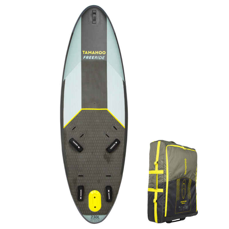 Windsurf-Board Freeride 500 aufblasbar khaki