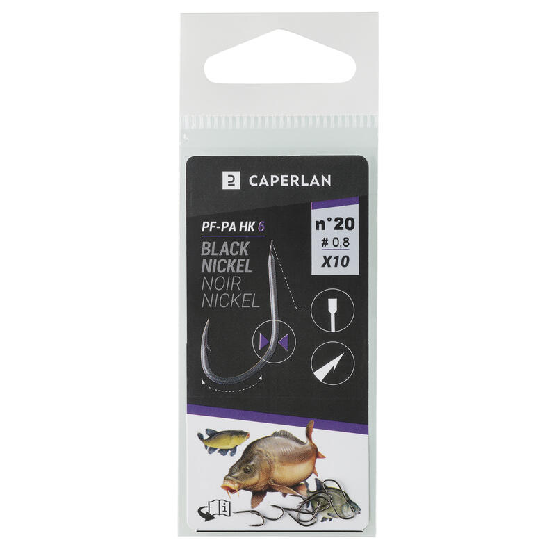 Amo semplice nickel non montato pesca al colpo PA HK 6 x10