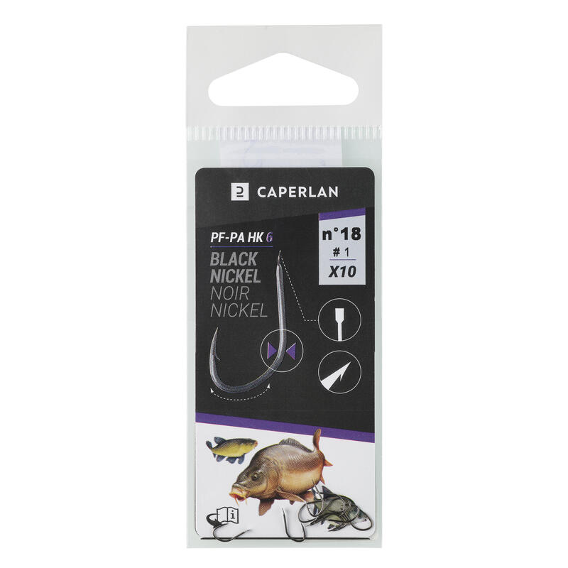 Amo semplice nickel non montato pesca al colpo PA HK 6 x10