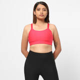 Women Light Support Gym Sports Bra - Pink