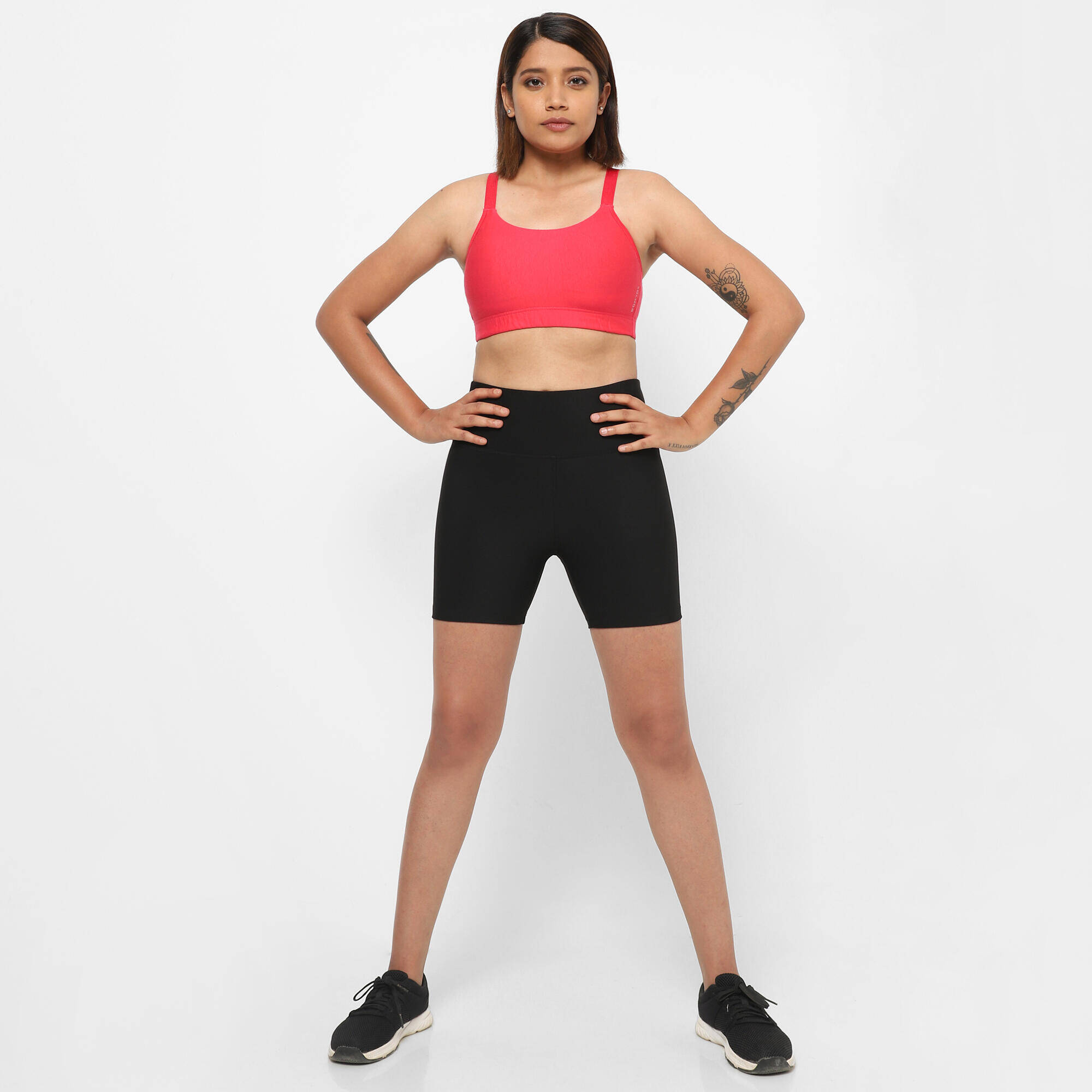 Women Sports Bra, Removable Cups, Low Support - Pink -  5