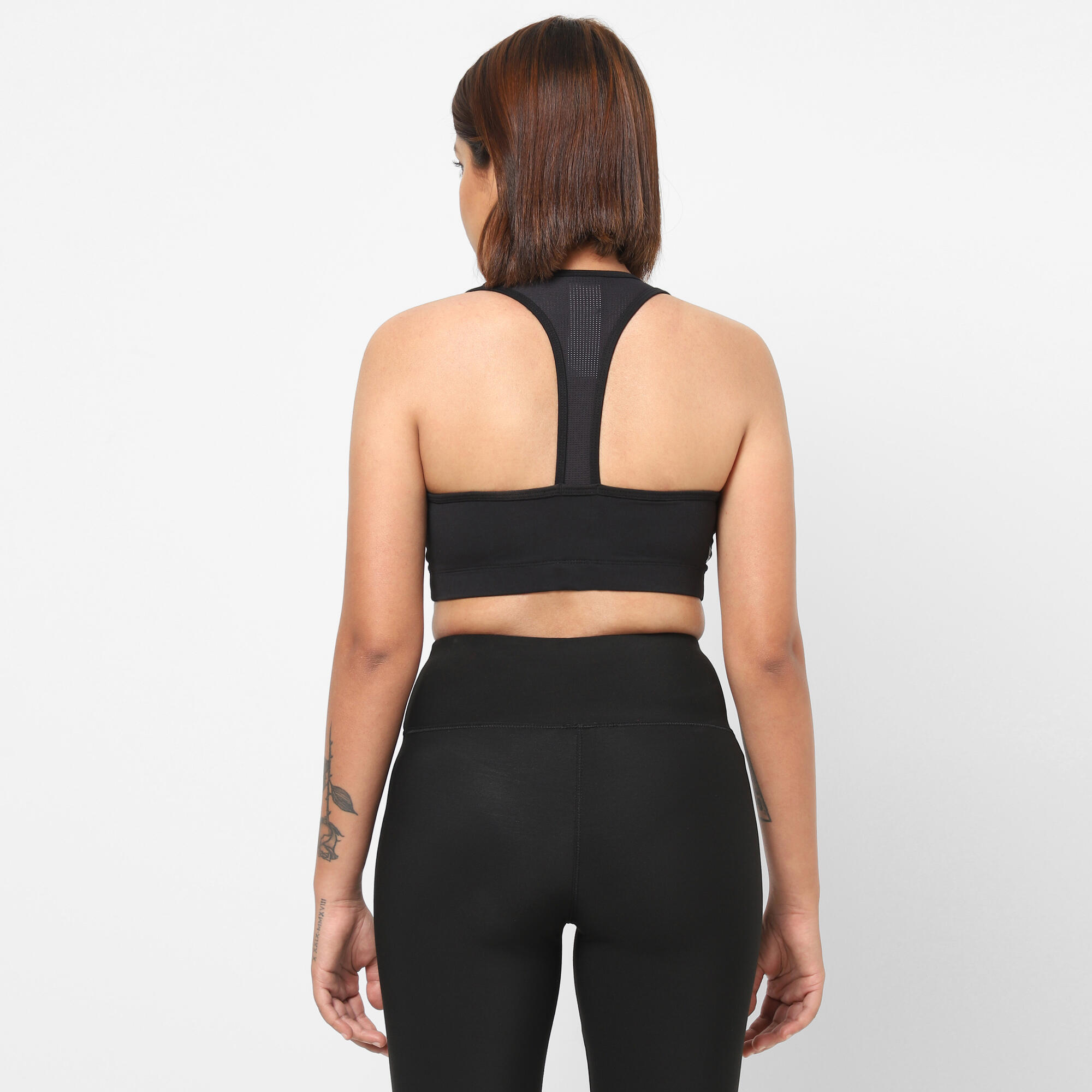 Buy 100 Women'S Zip-Up Fitness Cardio Training Sports Bra - Mottled Grey  Online