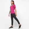 Women Polyester Basic  Gym T-Shirt - Fuchsia