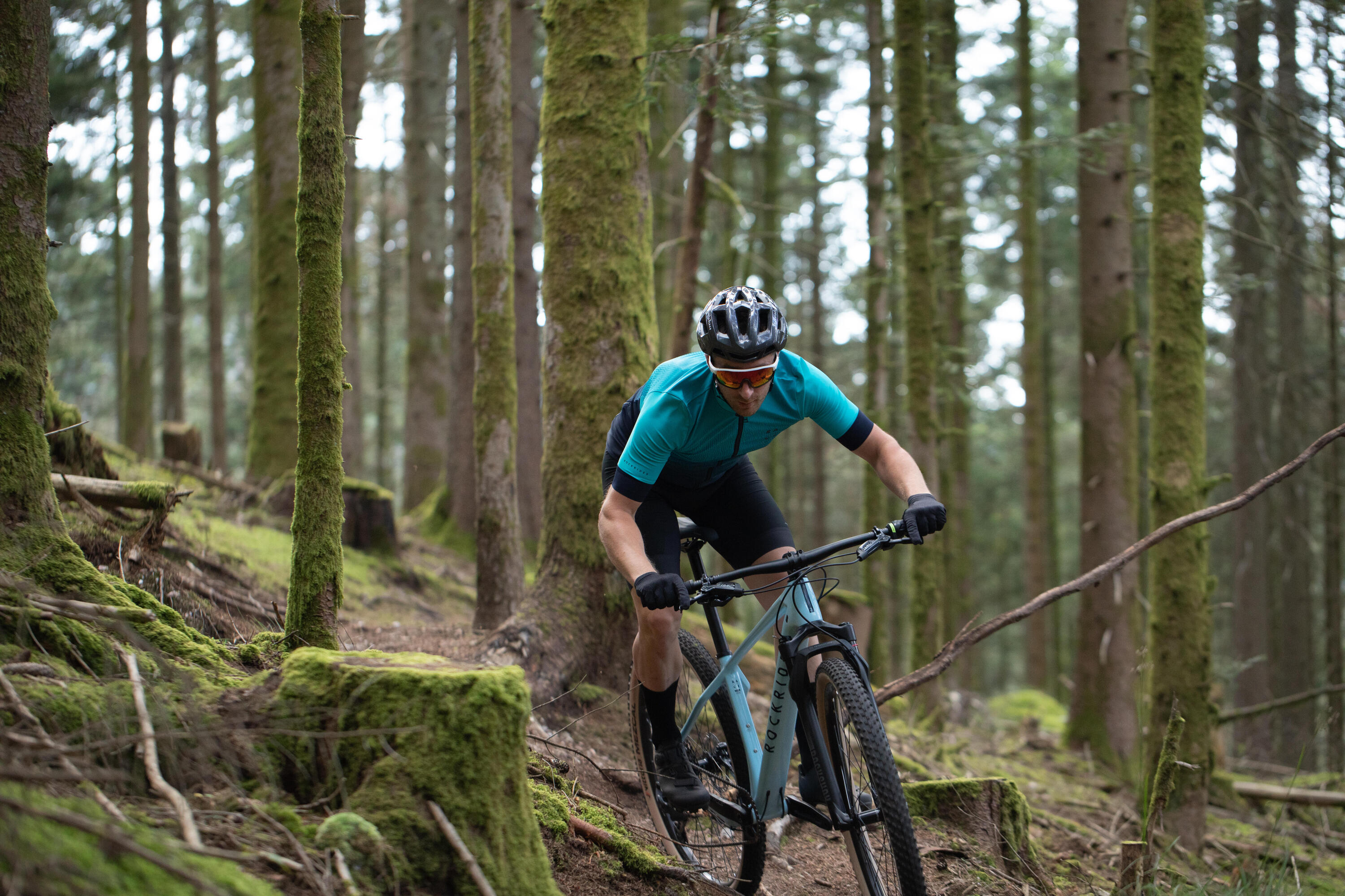 Mountainbike Cross Country race 740 Carbonrahmen Blau recon 10/15