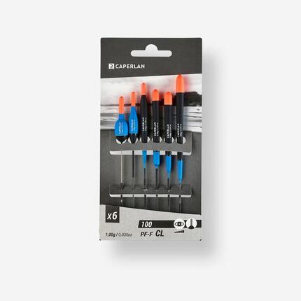 LOT DE 6 FLOTTEURS PECHE AU COUP F100 CL 2g