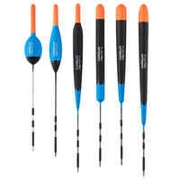 SET OF 6 STILL FISHING FLOATS F100 CL 2 g