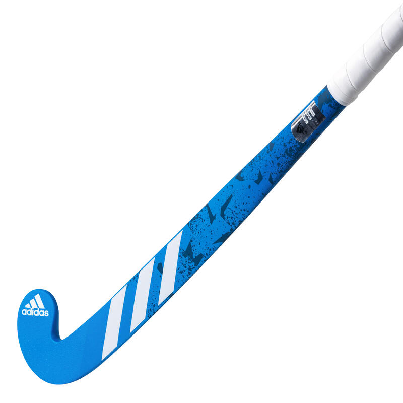 Stick de hockey sur gazon enfant bois Youngstar bleu blanc