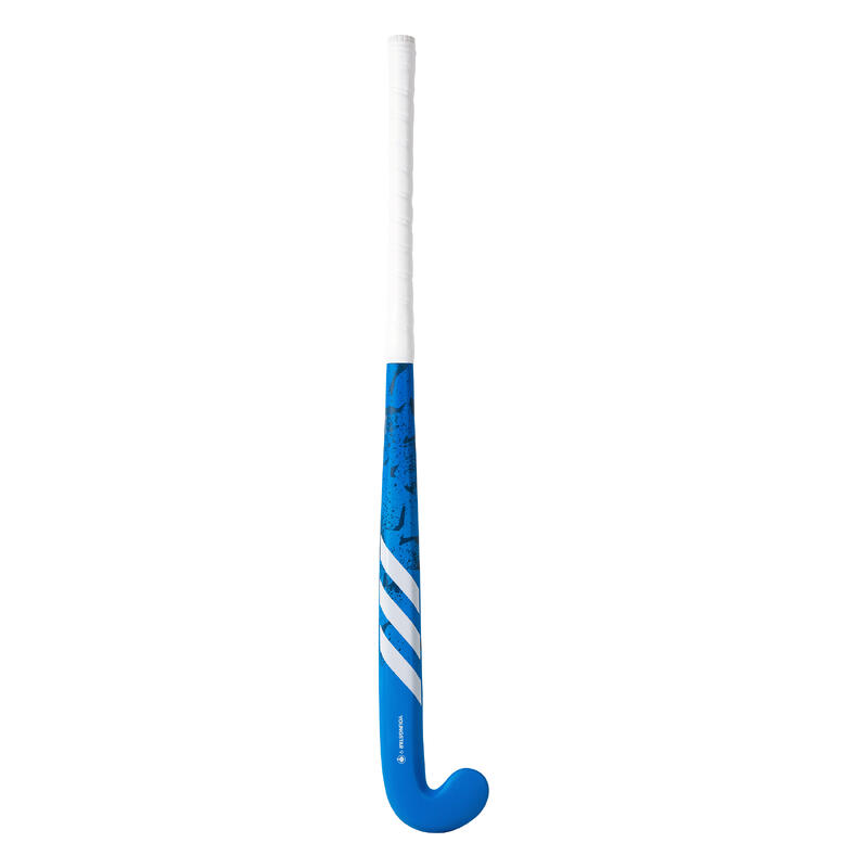 Stick de hockey sur gazon enfant bois Youngstar bleu blanc