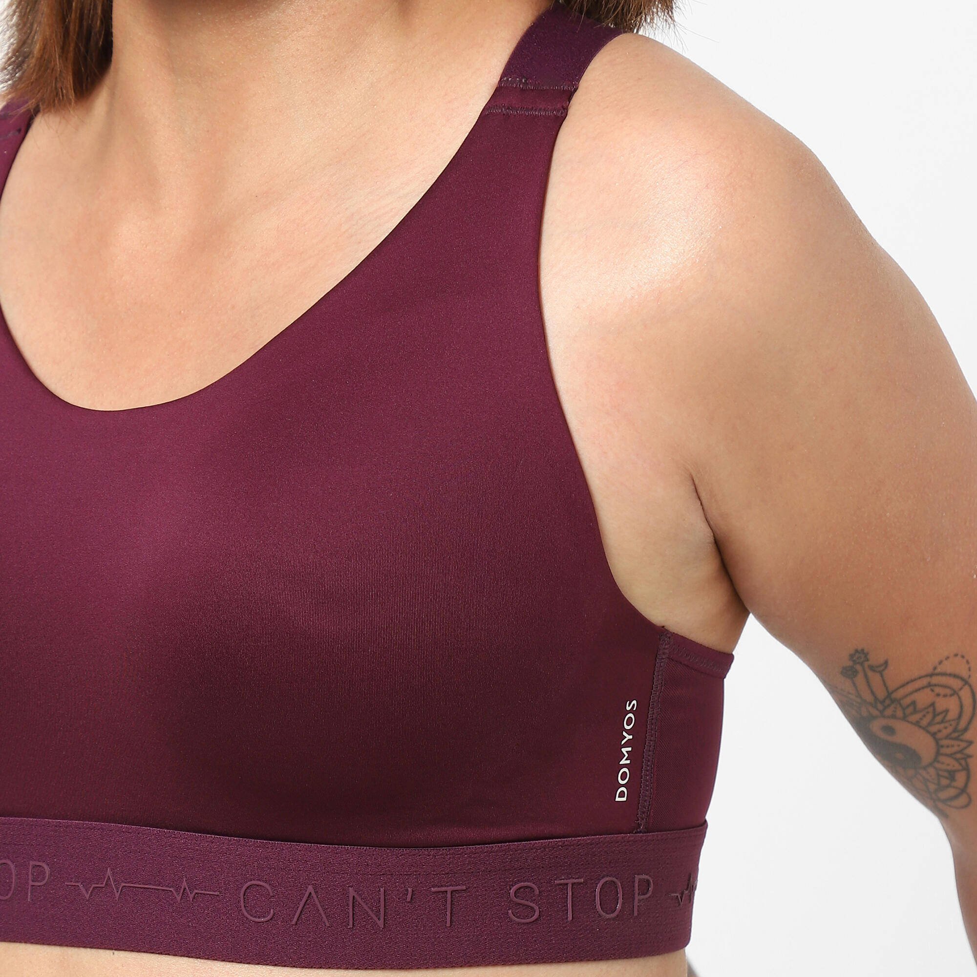 Sports Bra High Support - Damson -  4