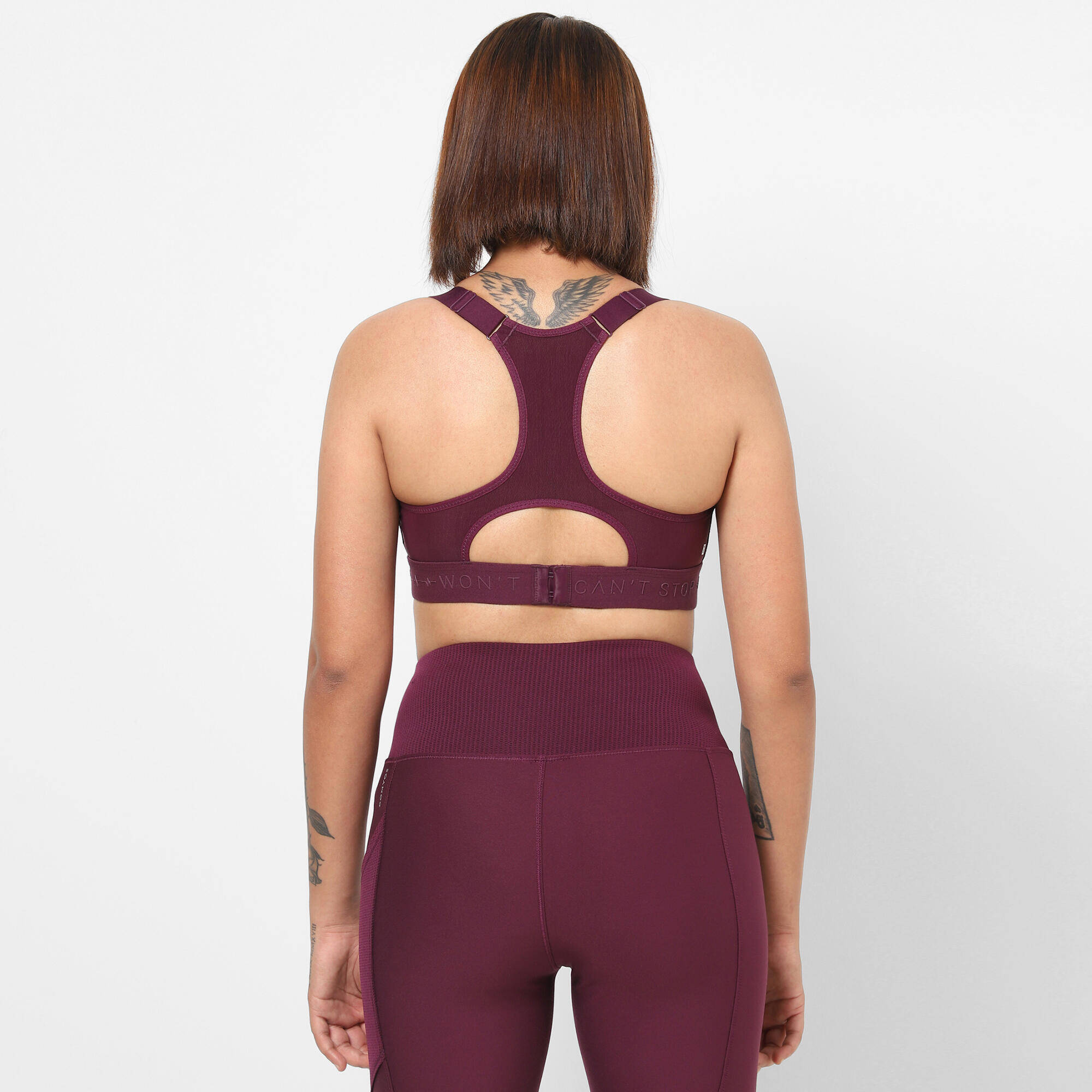 Sports Bra High Support - Damson -  3