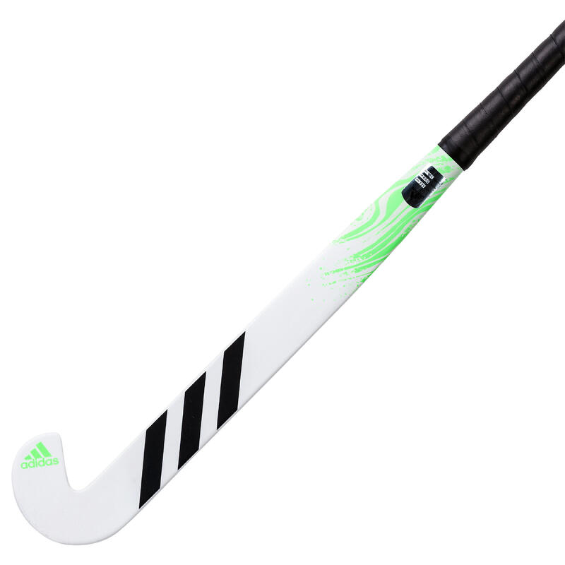 Hockeystick gevorderde volwassenen Ruzo.6 low bow 30% carbon wit/groen
