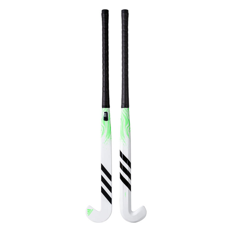 Stick de hockey adulte confirmé low bow 30% carbone Ruzo.6 blanc vert