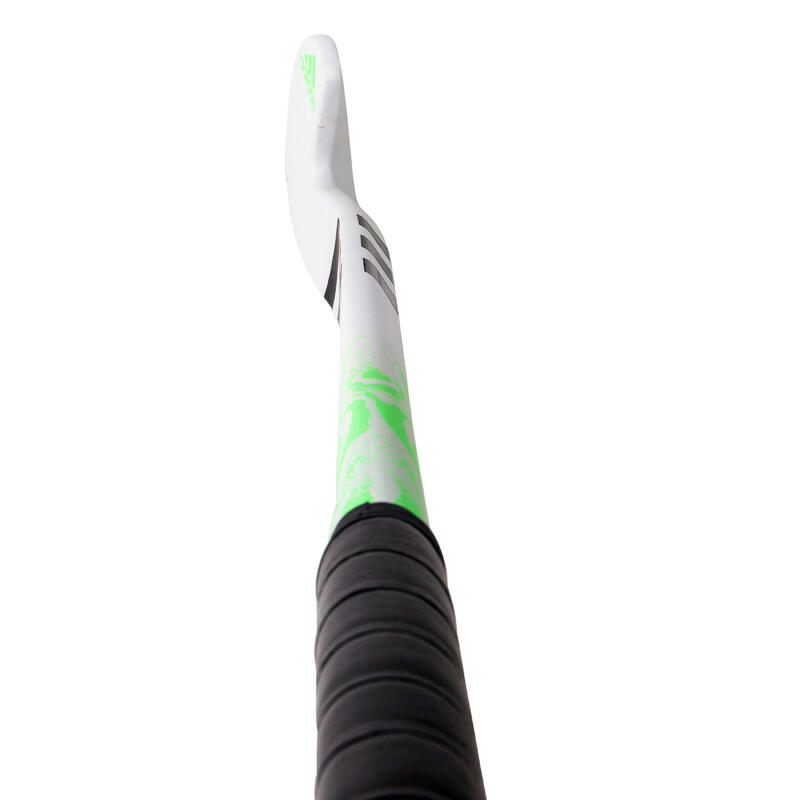 Stick de hockey adulte confirmé low bow 30% carbone Ruzo.6 blanc vert