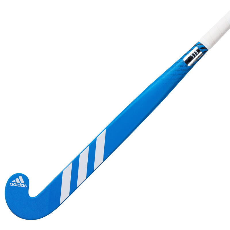 Hockeystick voor tieners mid bow glasvezel Fabela 8. blauw/wit