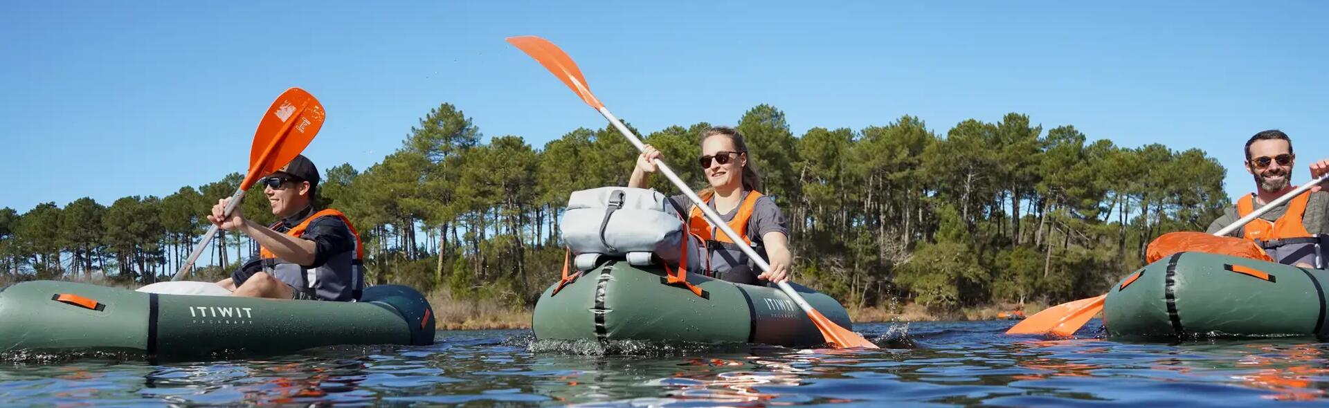 amigos natureza kayak packraft