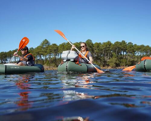 amigos natureza kayak packraft