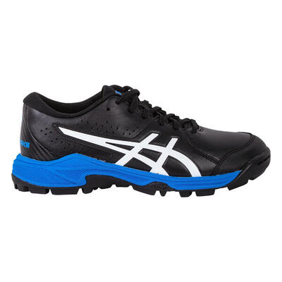 Hockeyschoenen voor tieners hoge intensiteit gel peak zwart/blauw