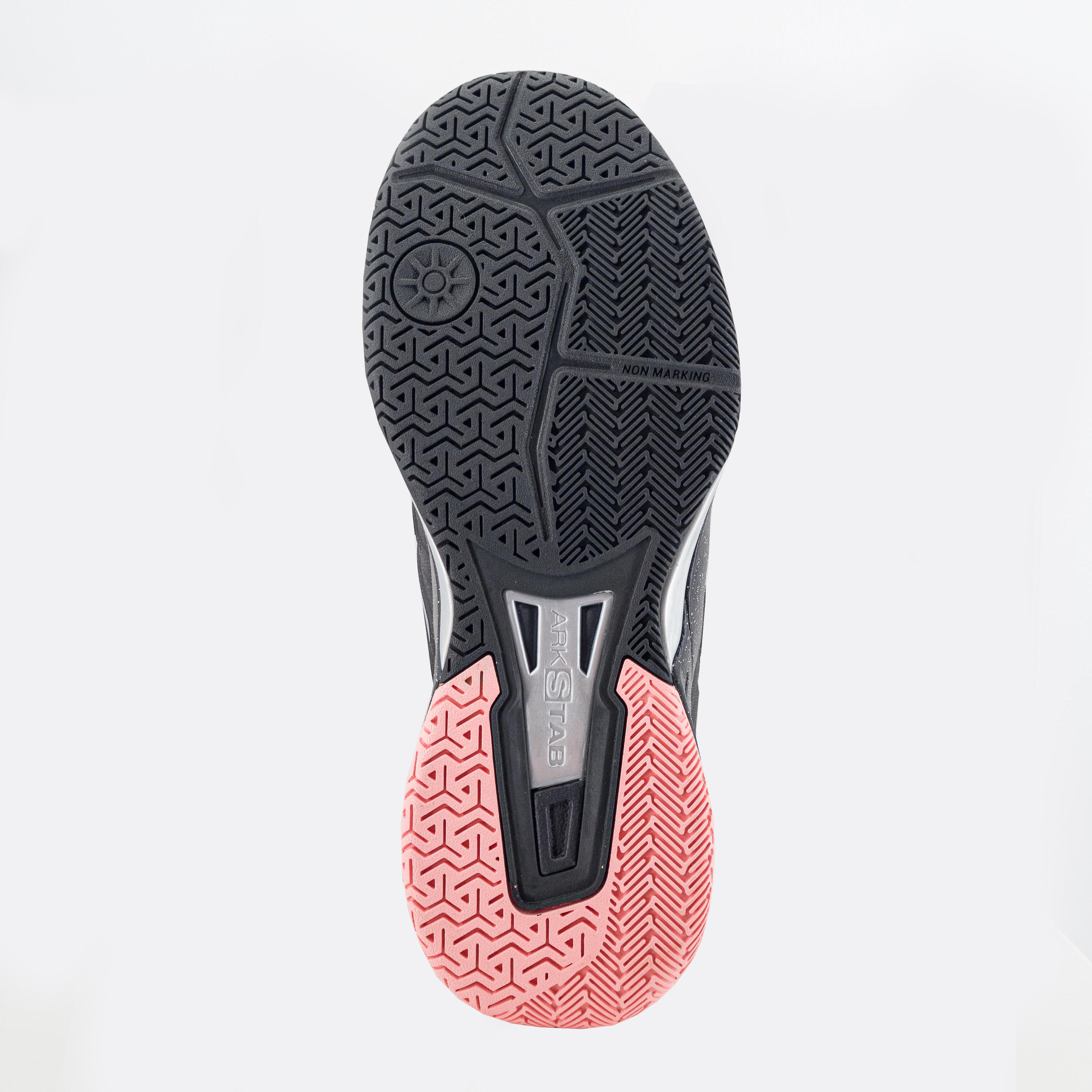 CHAUSSURES DE TENNIS ENFANT ARTENGO TS990 JR NOIR PAILLETTE 2/10
