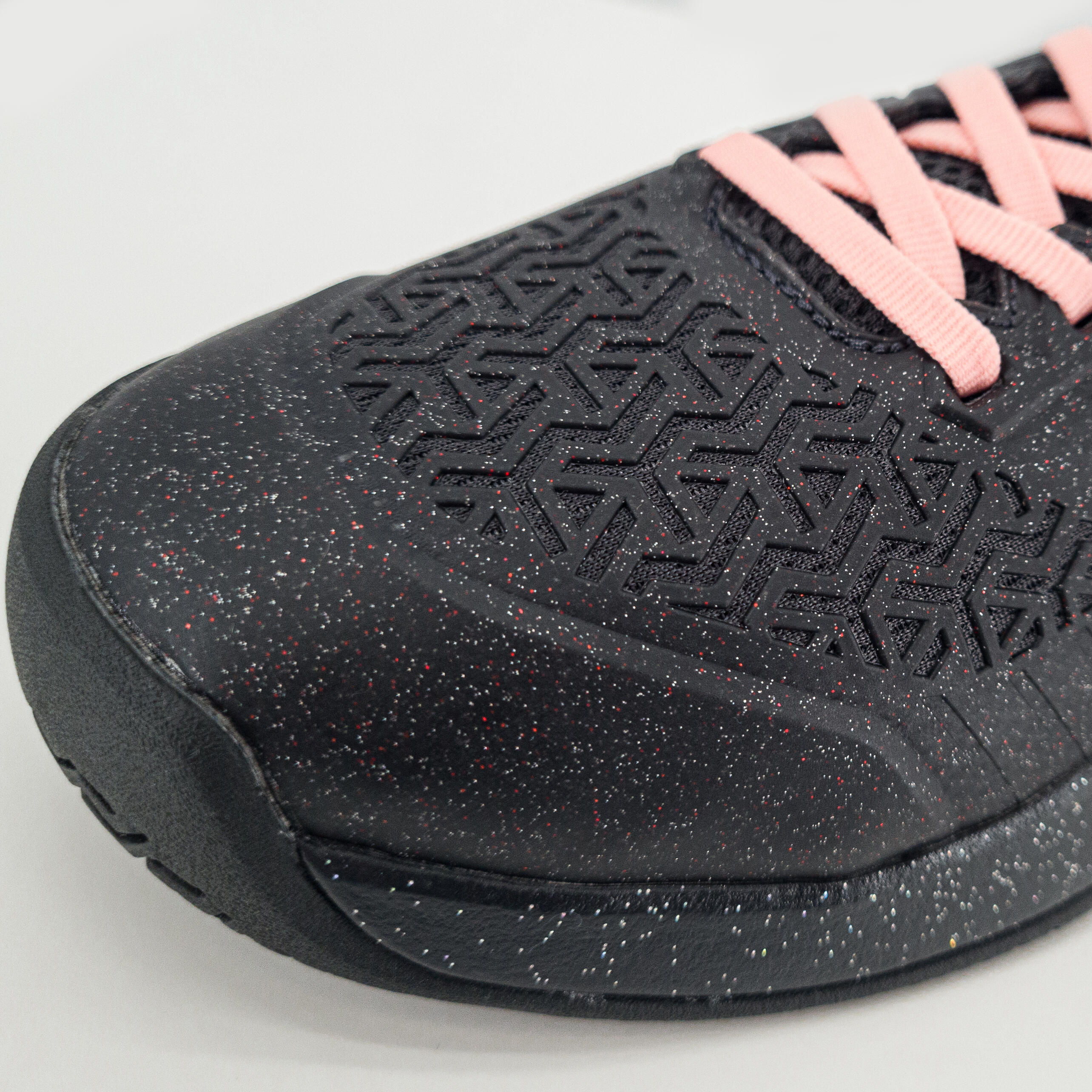 CHAUSSURES DE TENNIS ENFANT ARTENGO TS990 JR NOIR PAILLETTE 6/10