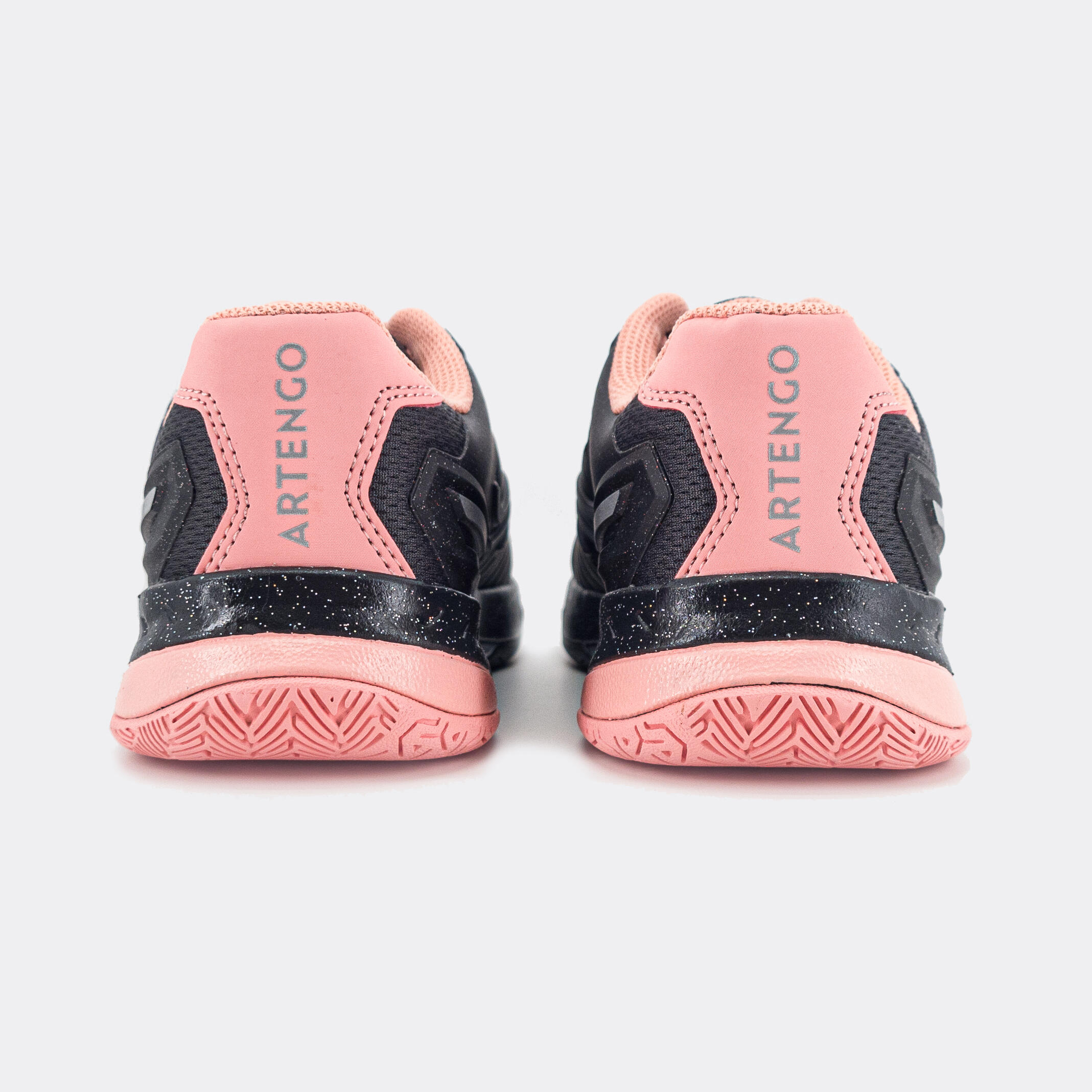 CHAUSSURES DE TENNIS ENFANT ARTENGO TS990 JR NOIR PAILLETTE 5/10
