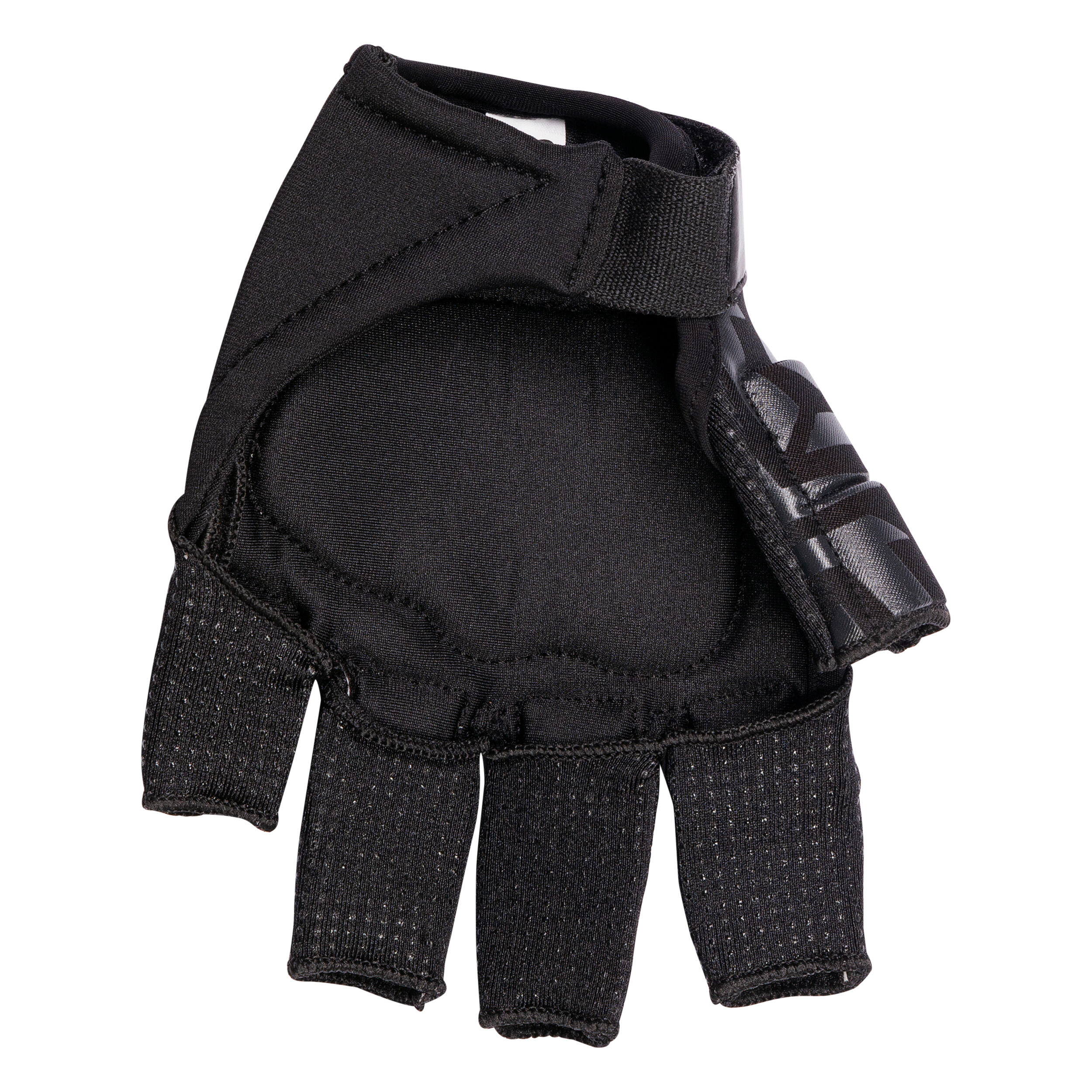 Kids'/Adult Mid/High Intensity 2 Knuckle Field Hockey Glove FH520 - Black/Grey 2/6