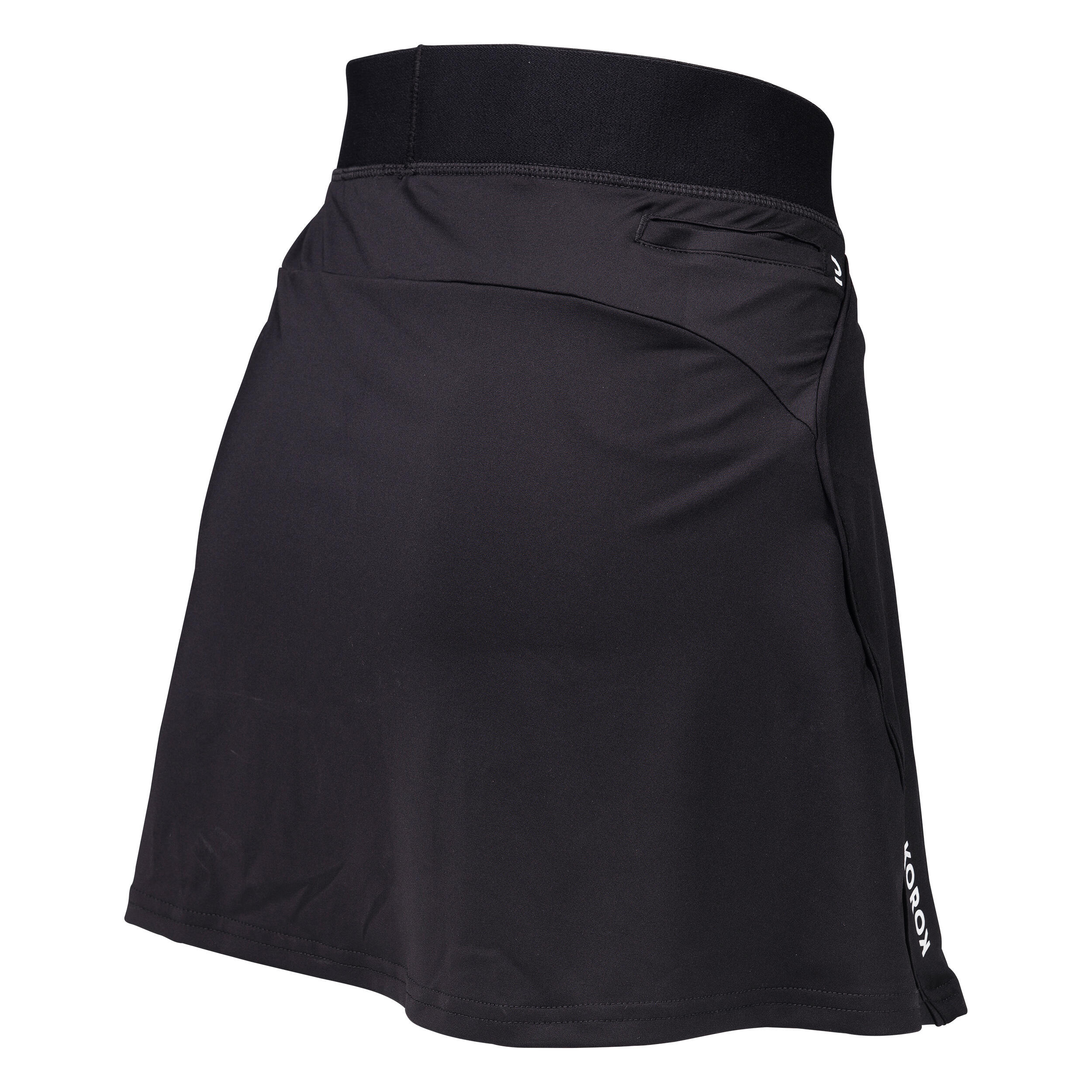 Women's High-Intensity Field Hockey Skirt FH900 - Black 3/4