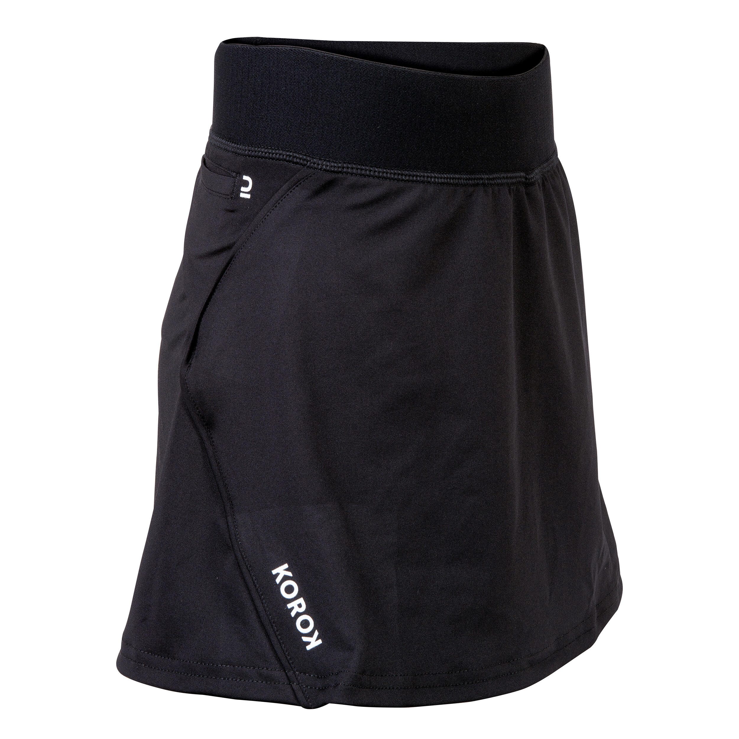 Girls' High-Intensity Field Hockey Skirt FH900 - Black 3/3