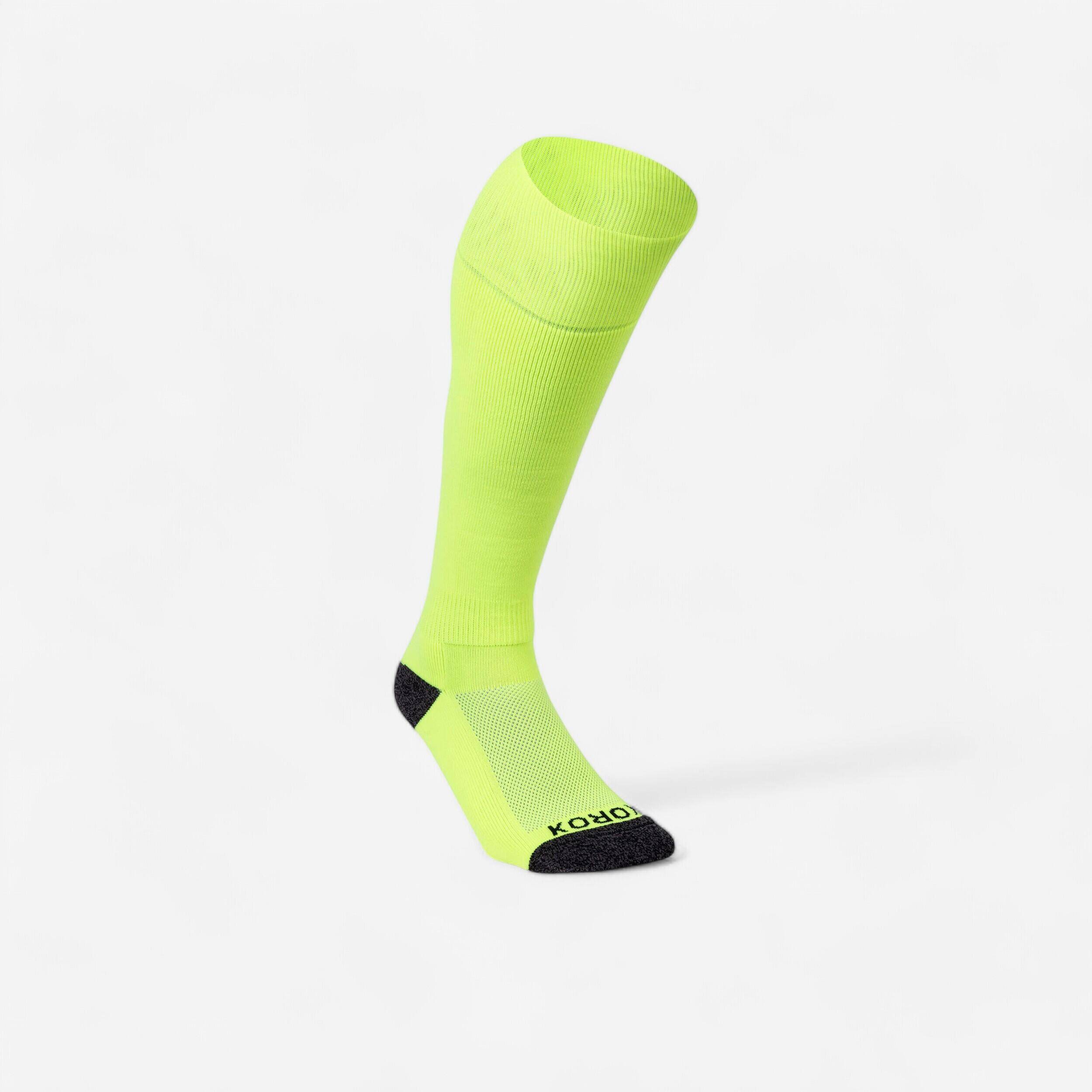 Unisex Hockey Socks FH500 - Neon Yellow