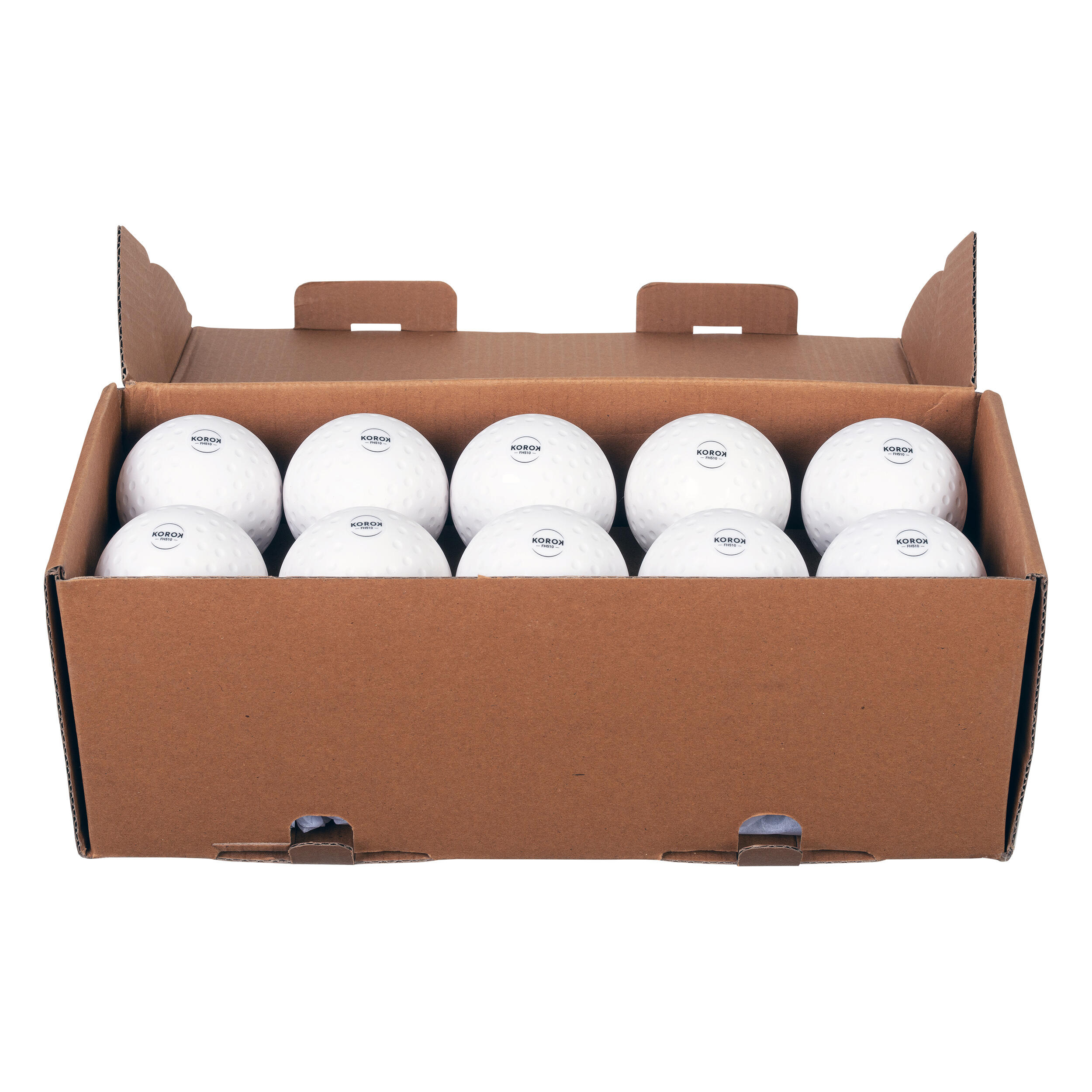 Dimpled Field Hockey Ball FH510 20-pack - White 1/5