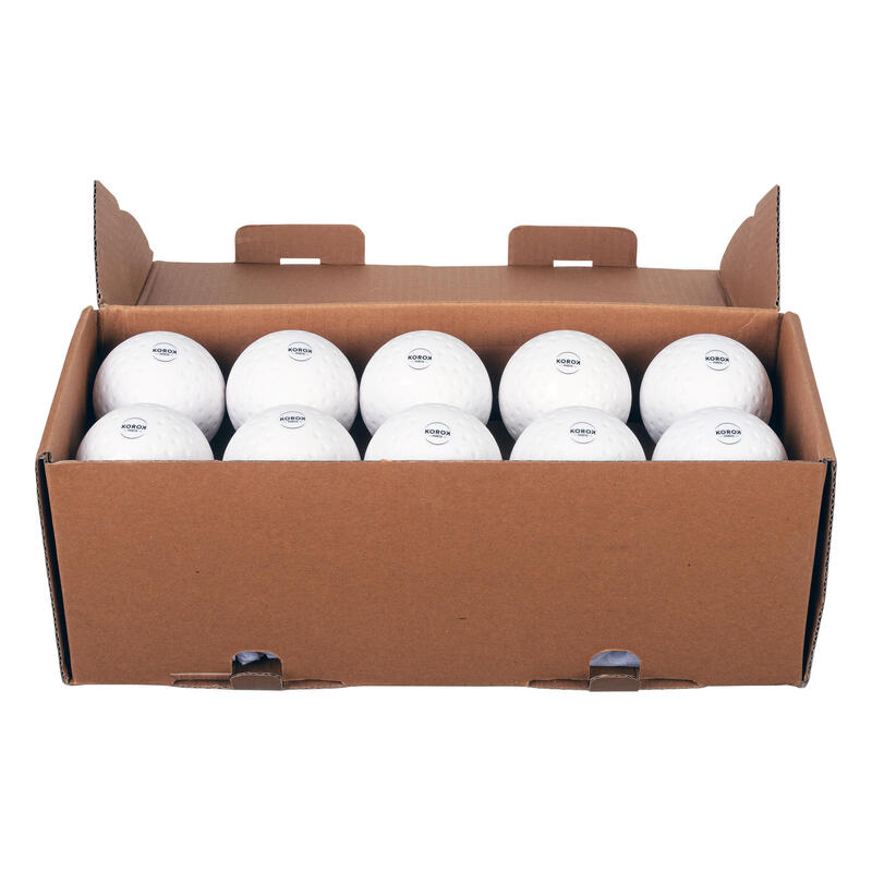 Dimpled Field Hockey Ball FH510 20pack White KOROK Decathlon