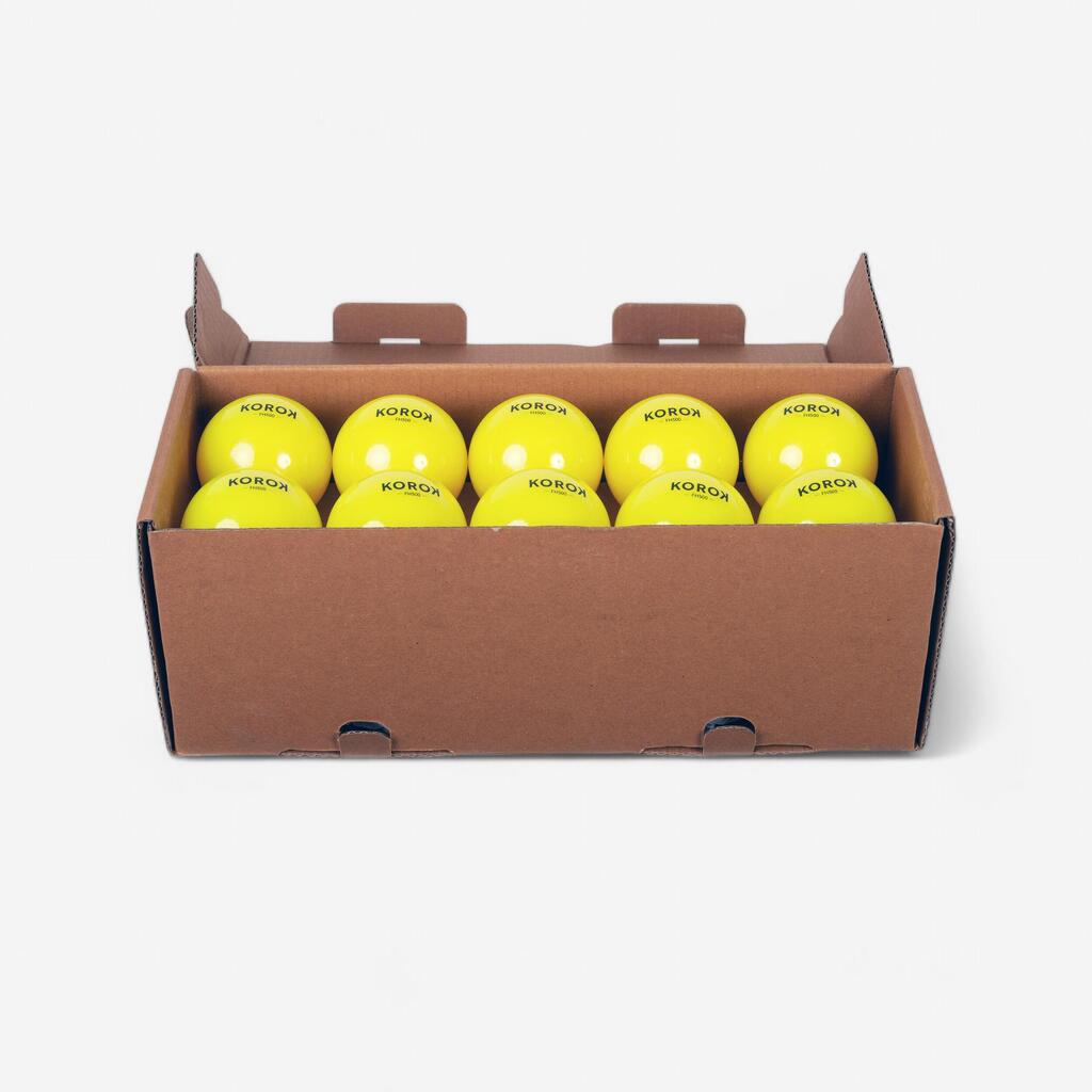 Smooth Field Hockey Ball FH500 20-pack - Yellow